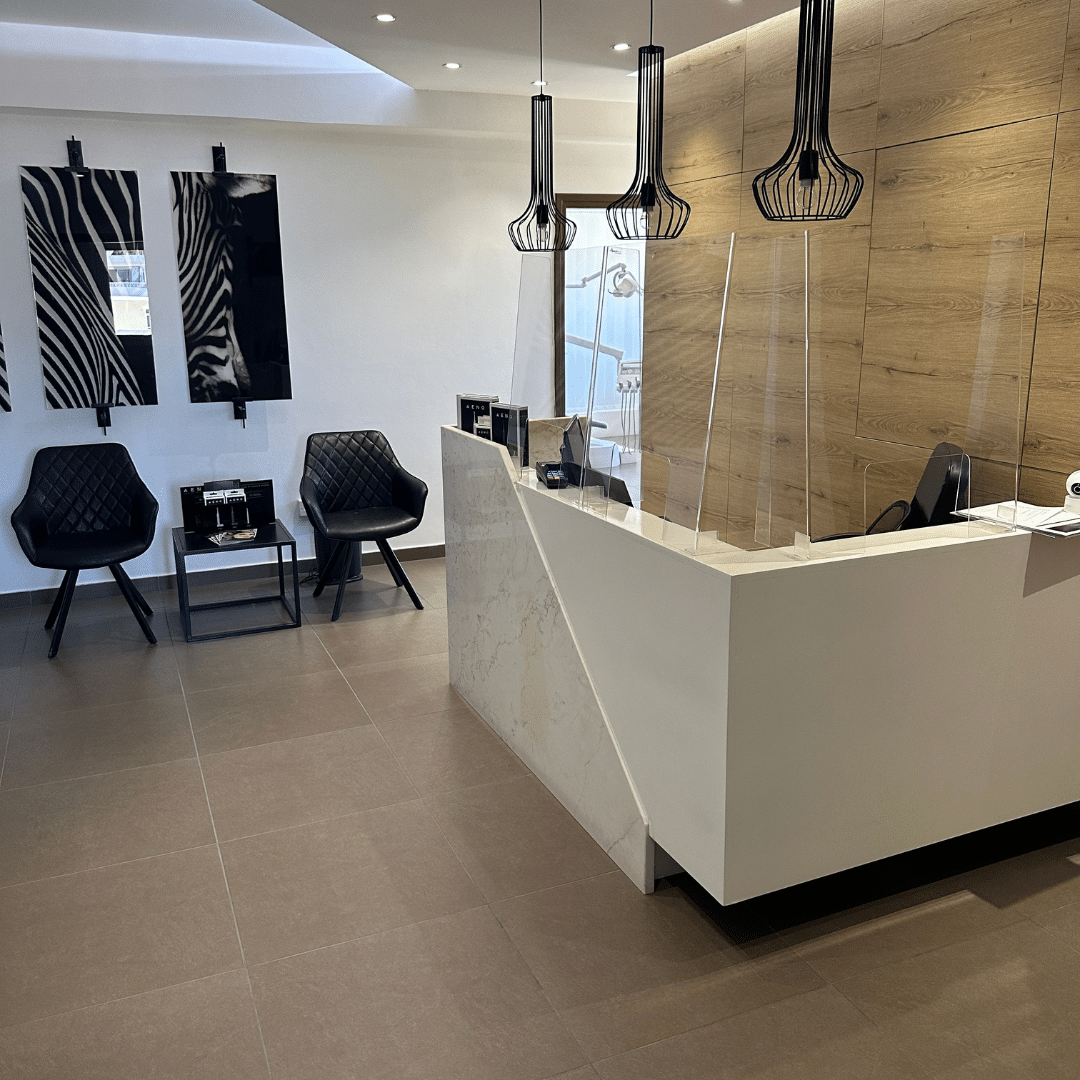 Modern dental treatment room at Dr. Cosma Giannakopoulos' clinic in Paphos