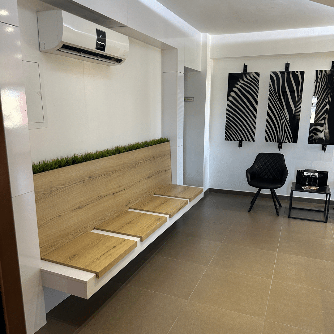 Modern dental treatment room at Dr. Cosma Giannakopoulos' clinic in Paphos