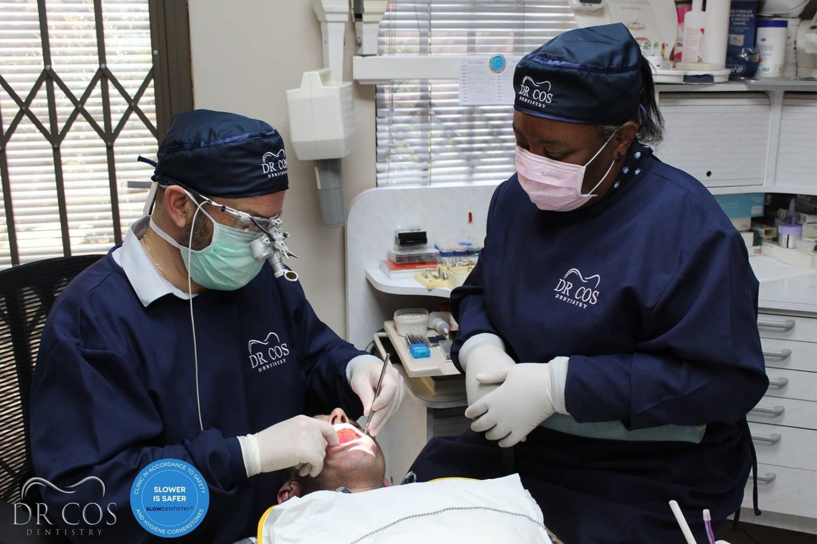 Dentist in Paphos Dr. Cosma Giannakopoulos providing cosmetic, restorative and family dentistry at Dr Cos Dentistry.