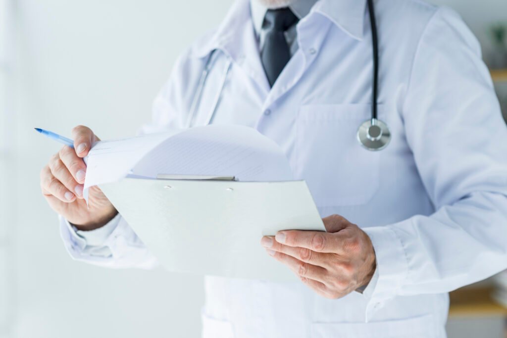Doctor wearing a white coat for a guide to checking medical registration in Cyprus