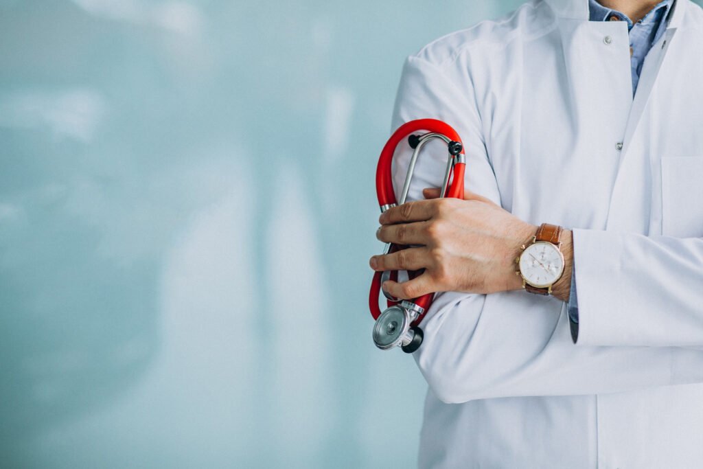 Doctor representing private consultation costs in Cyprus